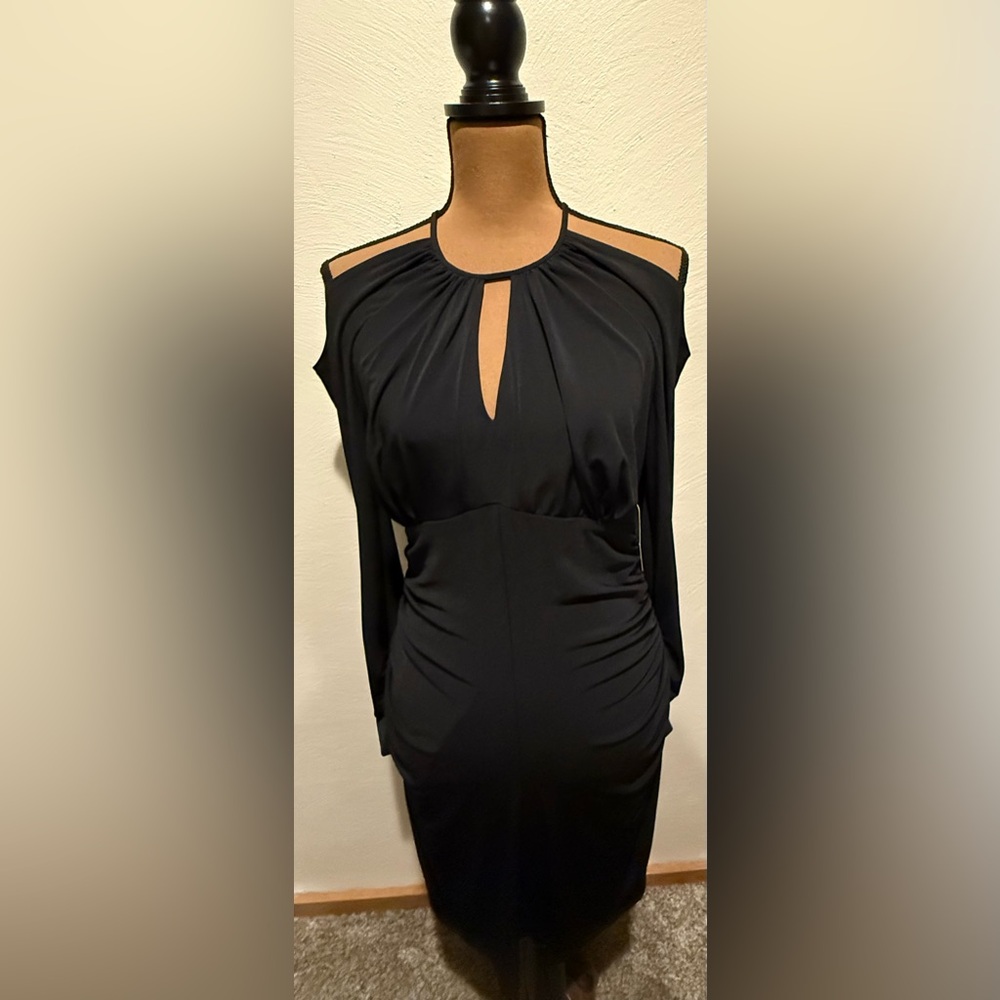 Boston proper size 10 black dress nwt